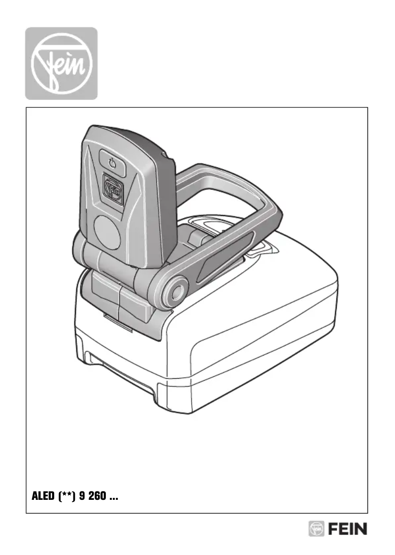 Image de la première page du manuel de l'appareil ALED 12-18 V