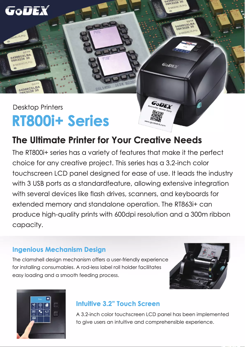 Image de la première page du manuel de l'appareil RT833i+