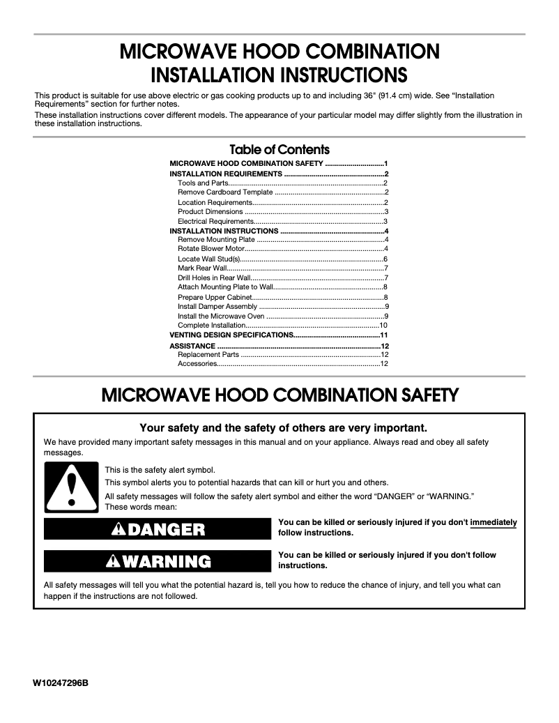 Image de la première page du manuel de l'appareil WMH76719CB