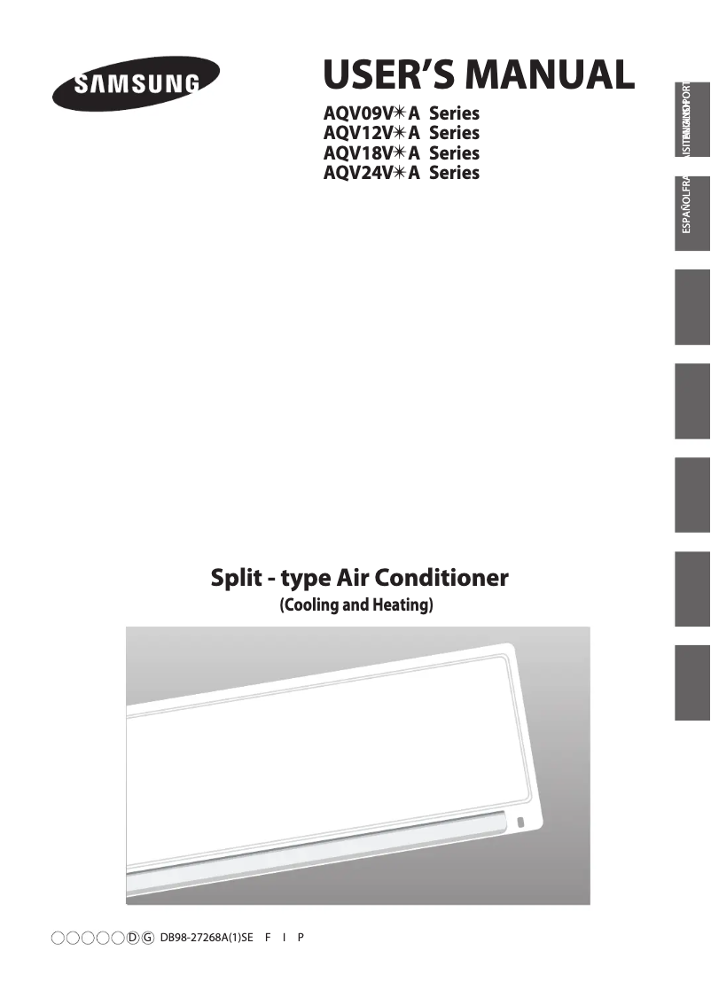 Image de la première page du manuel de l'appareil AQV24VBAN