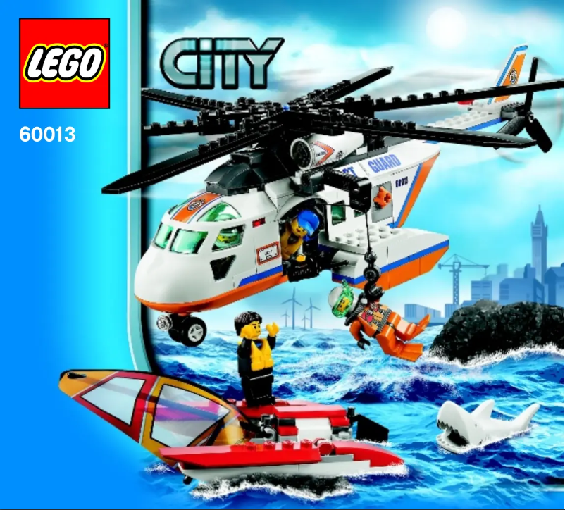 Page n°1 - Manuel utilisateur Lego Coast Guard Helicopter