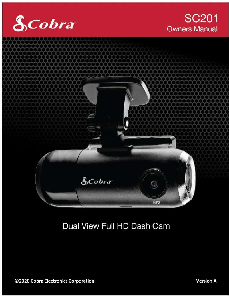 Página 1 del manual Manual de usuario Cobra SC201