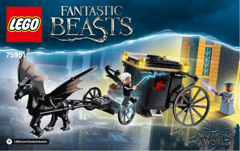 Page 1 de la notice Manuel utilisateur Lego Harry Potter Fantastic Beasts 75951
