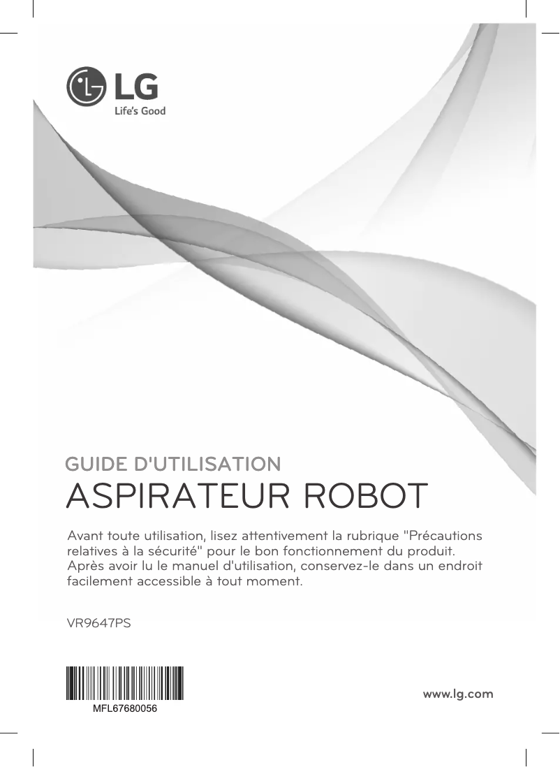 Image de la première page du manuel de l'appareil VR9647PS