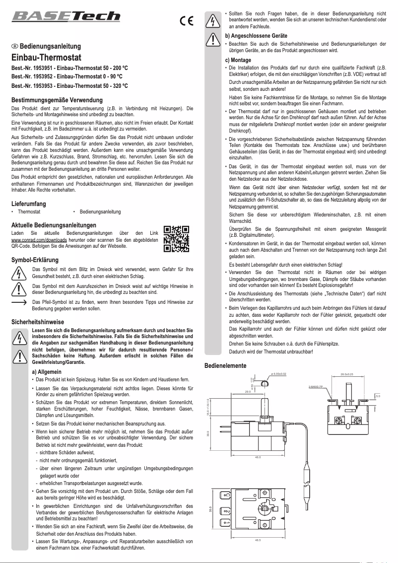 Image de la première page du manuel de l'appareil BT-1953951