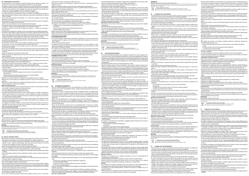 Image de la première page du manuel de l'appareil Masterchef Easyforce DO2461