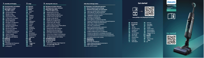 Image de la première page du manuel de l'appareil AquaTrio series 7000 XW7110
