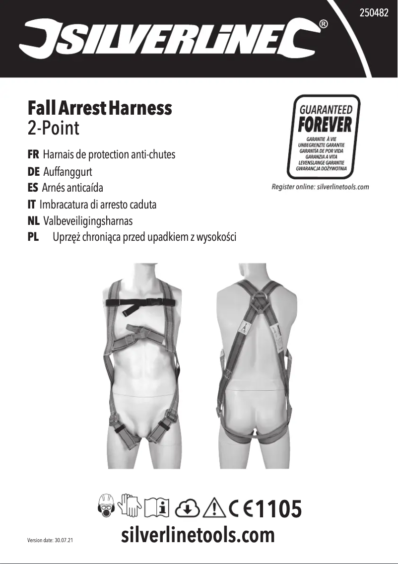 Page n°1 - Manuel utilisateur Silverline 250482