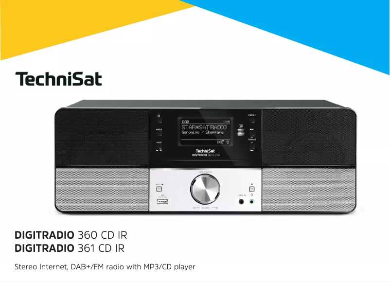 Page n°1 - Manuel utilisateur TechniSat Digitradio 360 CD IR