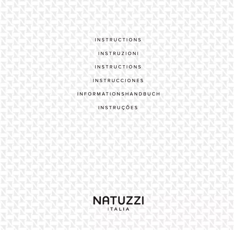 Page 1 de la notice Manuel utilisateur Natuzzi Diesis