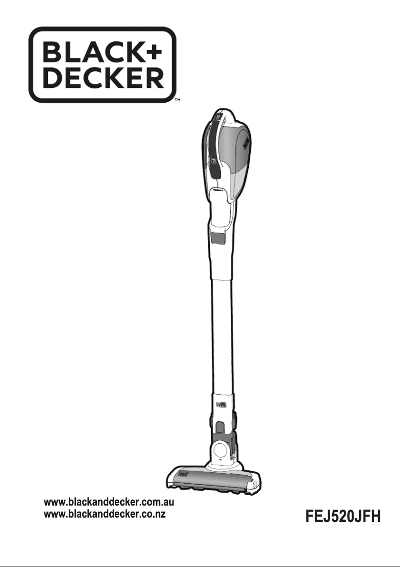 Page n°1 - Manuel utilisateur Black & Decker FEJ520JFH
