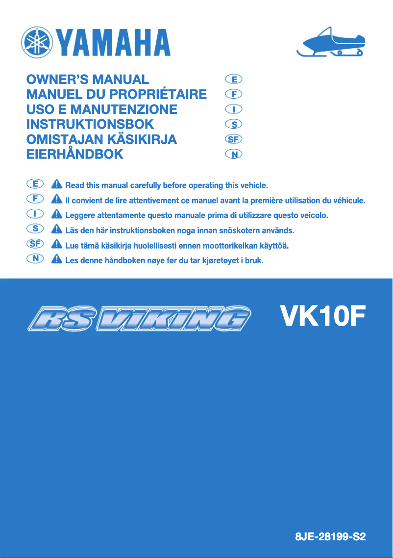 Page 1 de la notice Manuel utilisateur Yamaha VK Professional (2015)