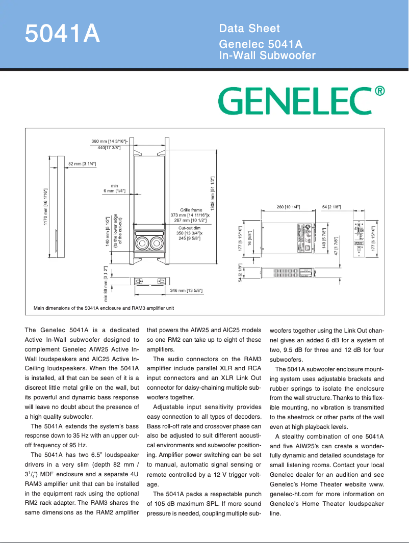 Image de la première page du manuel de l'appareil 5041A