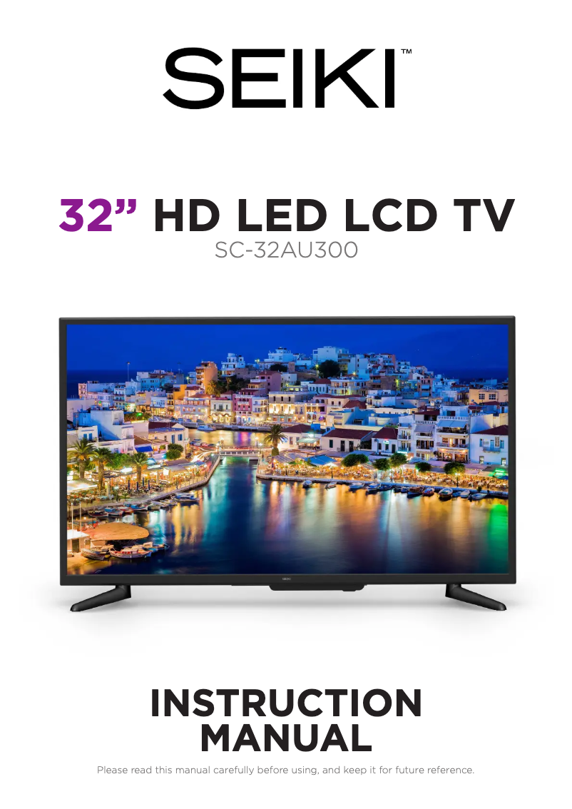 Page 1 de la notice Manuel utilisateur Seiki SC-32AU300