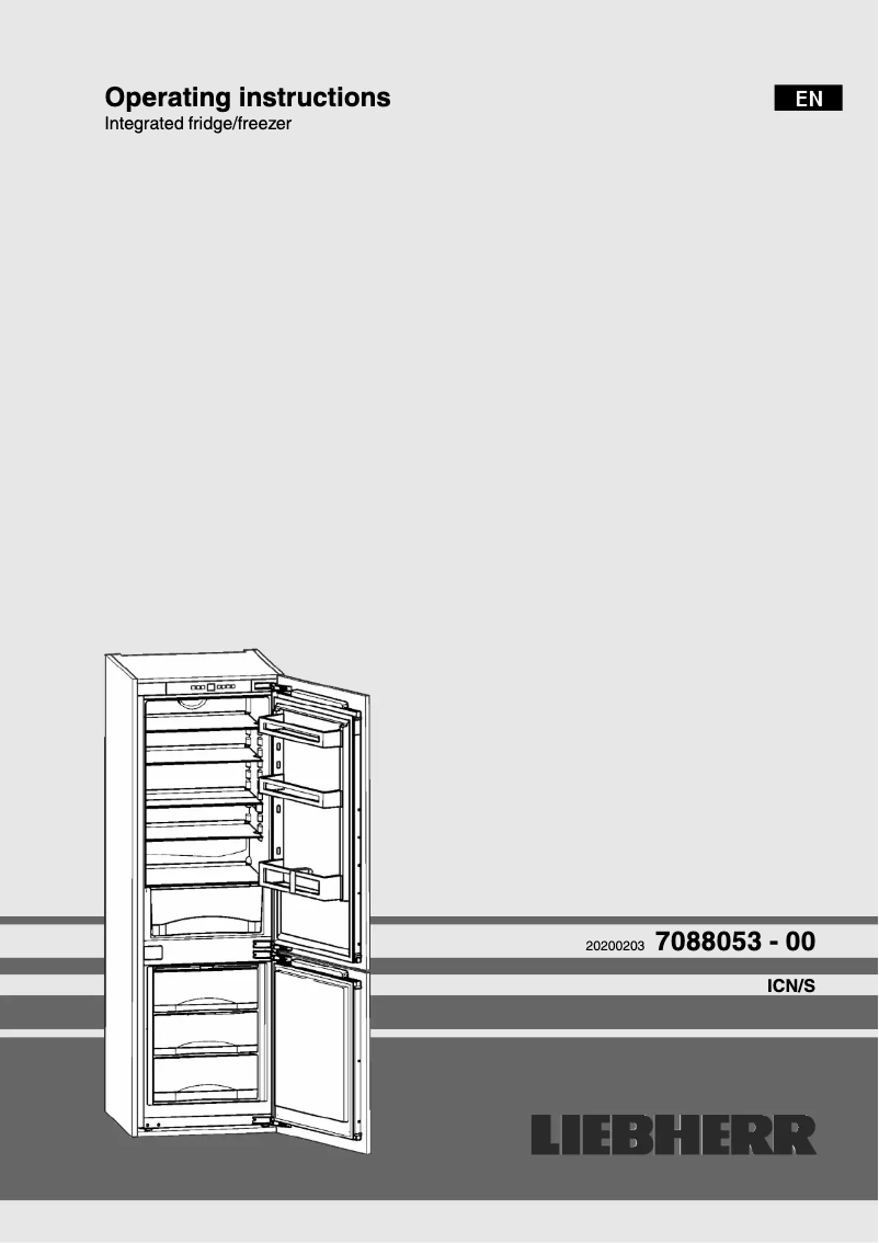 Page n°1 - Manuel utilisateur Liebherr ICNS 3324 Comfort NoFrost