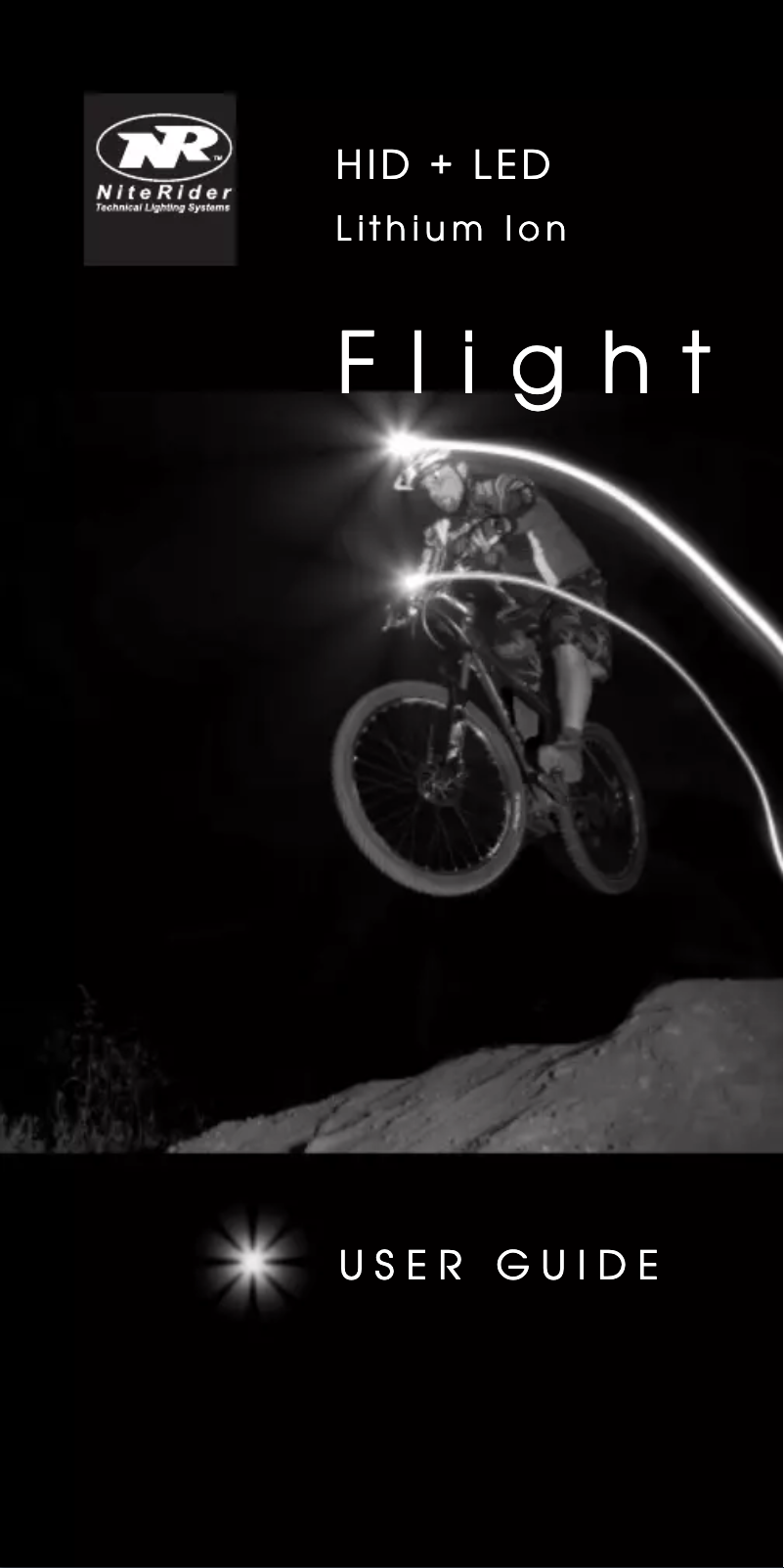 Page n°1 - Manuel utilisateur NiteRider Flight