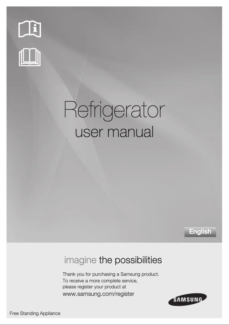 Page 1 de la notice Manuel utilisateur Samsung RSH1UTPE