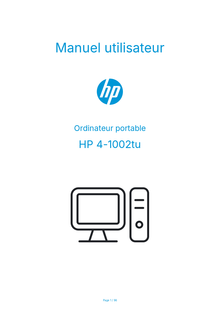 Image de la première page du manuel de l'appareil 4-1002tu