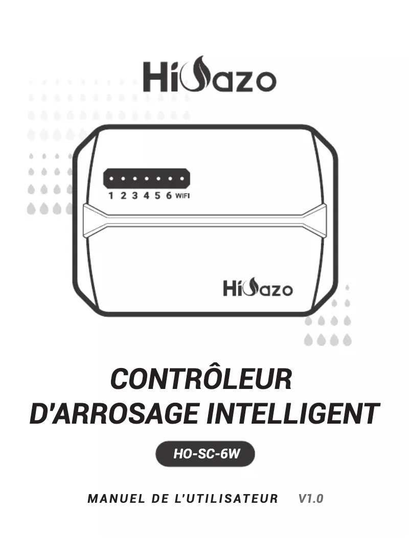 Page n°1 - Manuel utilisateur HIOAZO HO-SC-6W
