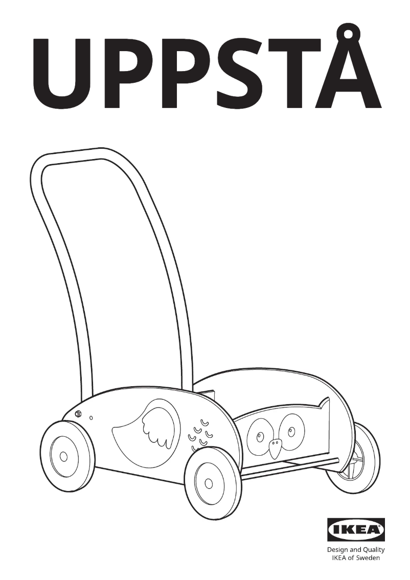 Image de la première page du manuel de l'appareil UPPSTÅ 105.138.96