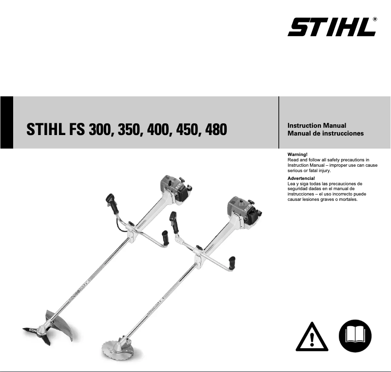 Page 1 de la notice Manuel utilisateur Stihl FS 350