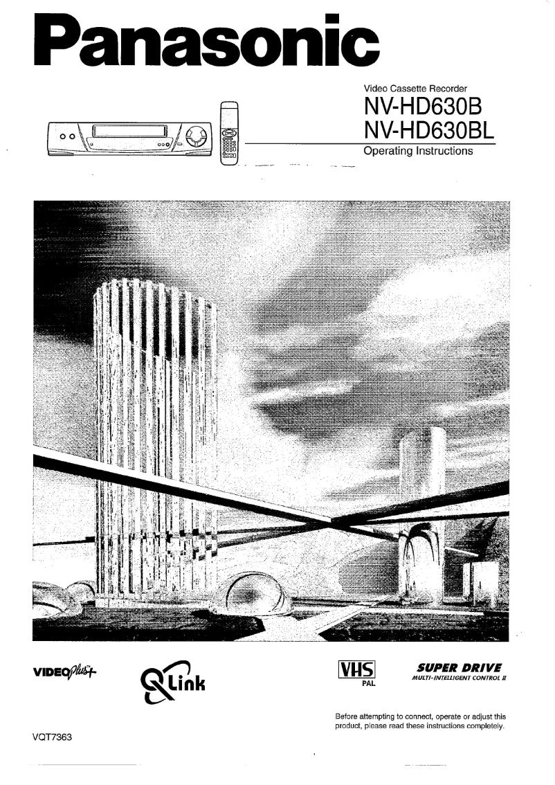 Image de la première page du manuel de l'appareil NV-HD630B