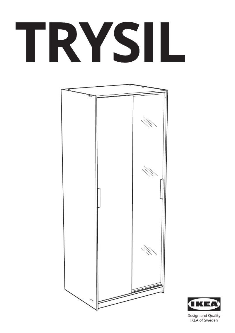 Page 1 de la notice Manuel utilisateur Ikea TRYSIL