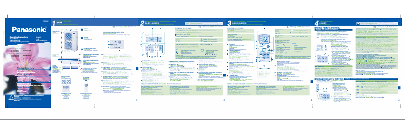 Page 1 de la notice Manuel utilisateur Panasonic CS-D34DTH5