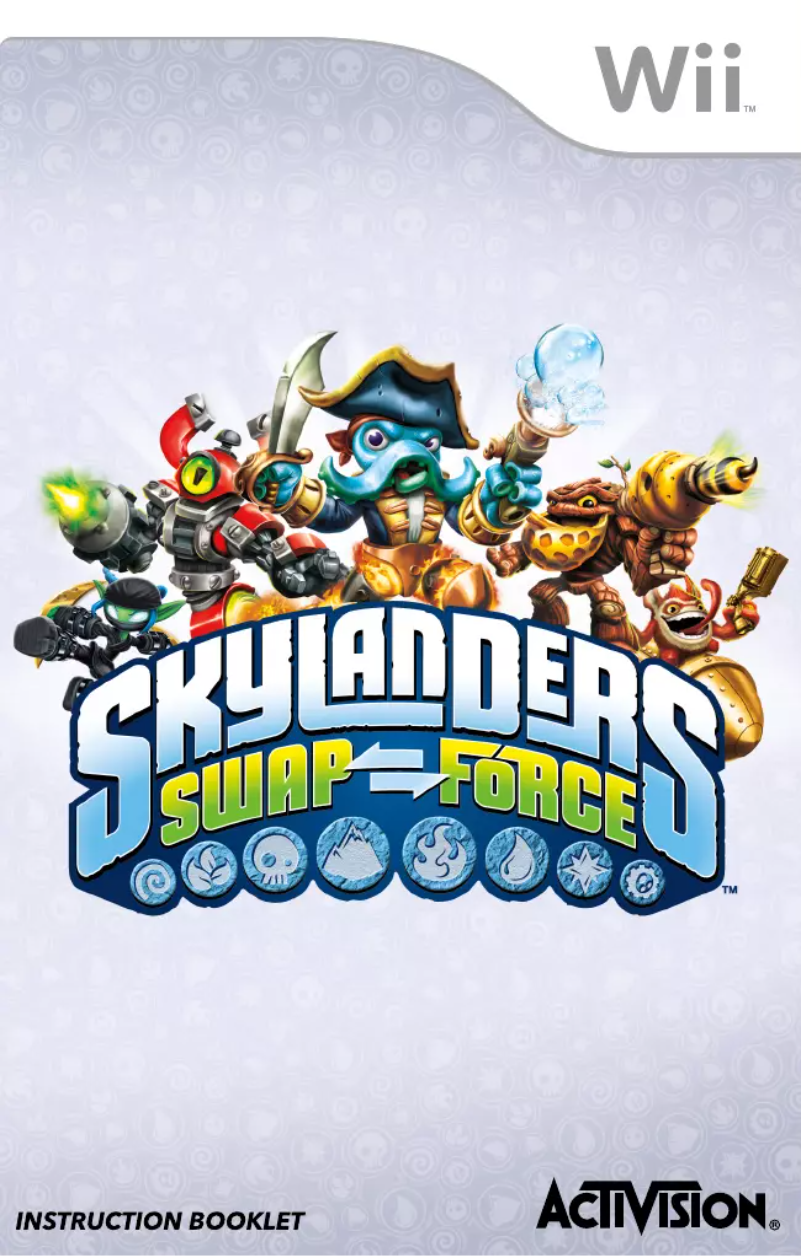 Page 1 de la notice Manuel utilisateur Nintendo Skylanders - Swap Force (Wii)