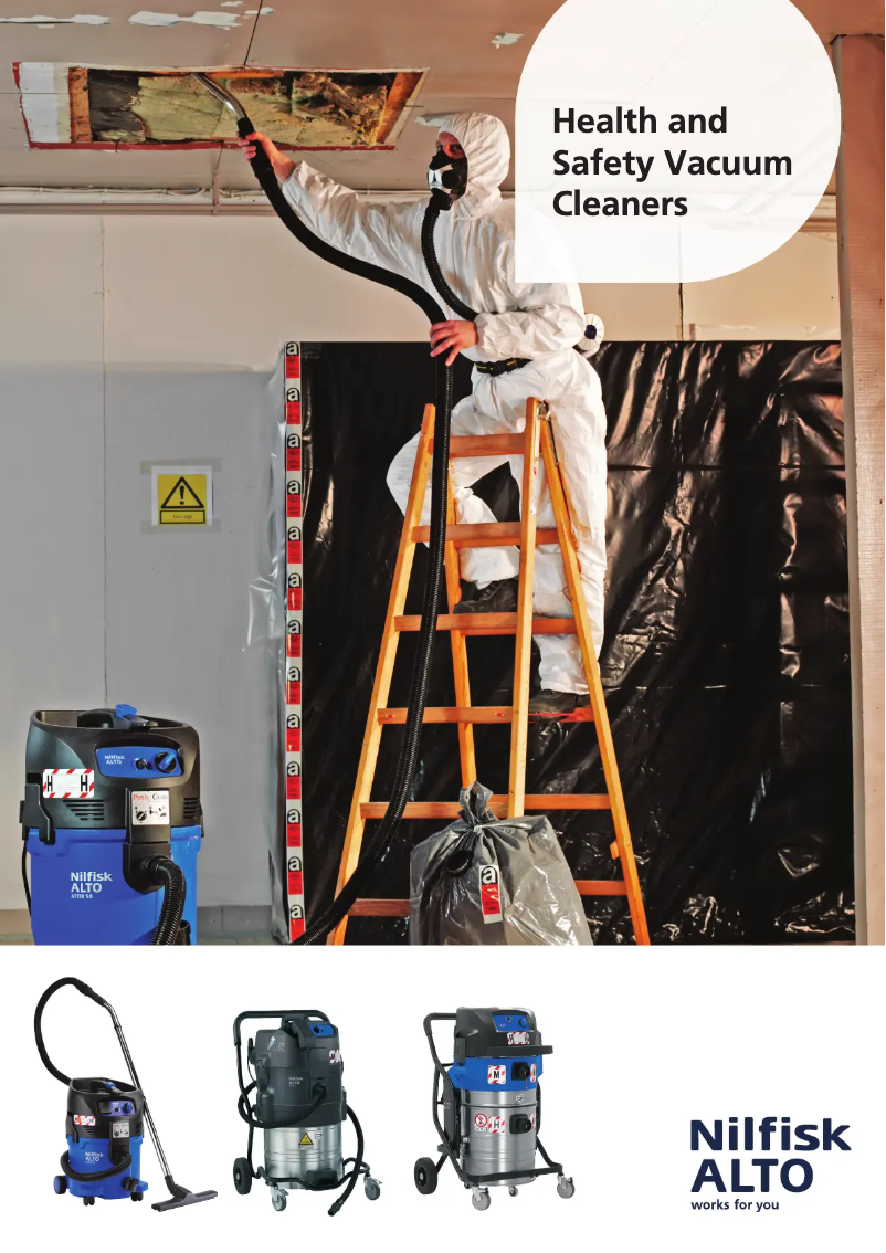 Page 1 de la notice Brochure Nilfisk ATTIX 965-21 SD XC