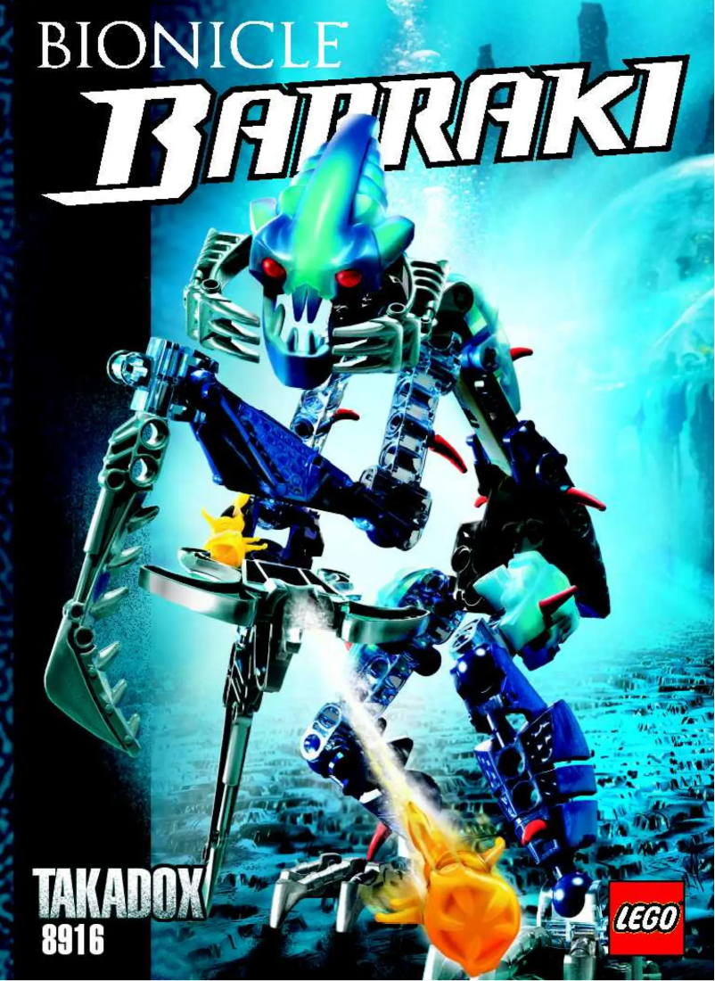 Página 1 del manual Manual de usuario Lego Bionicle 8916