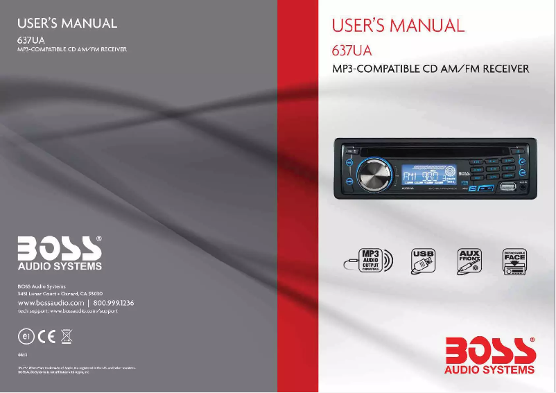 Image de la première page du manuel de l'appareil 637UA