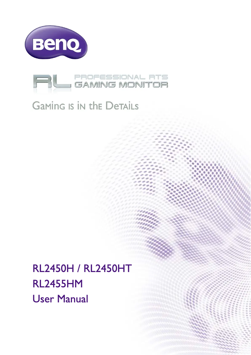 Image de la première page du manuel de l'appareil RL2450H