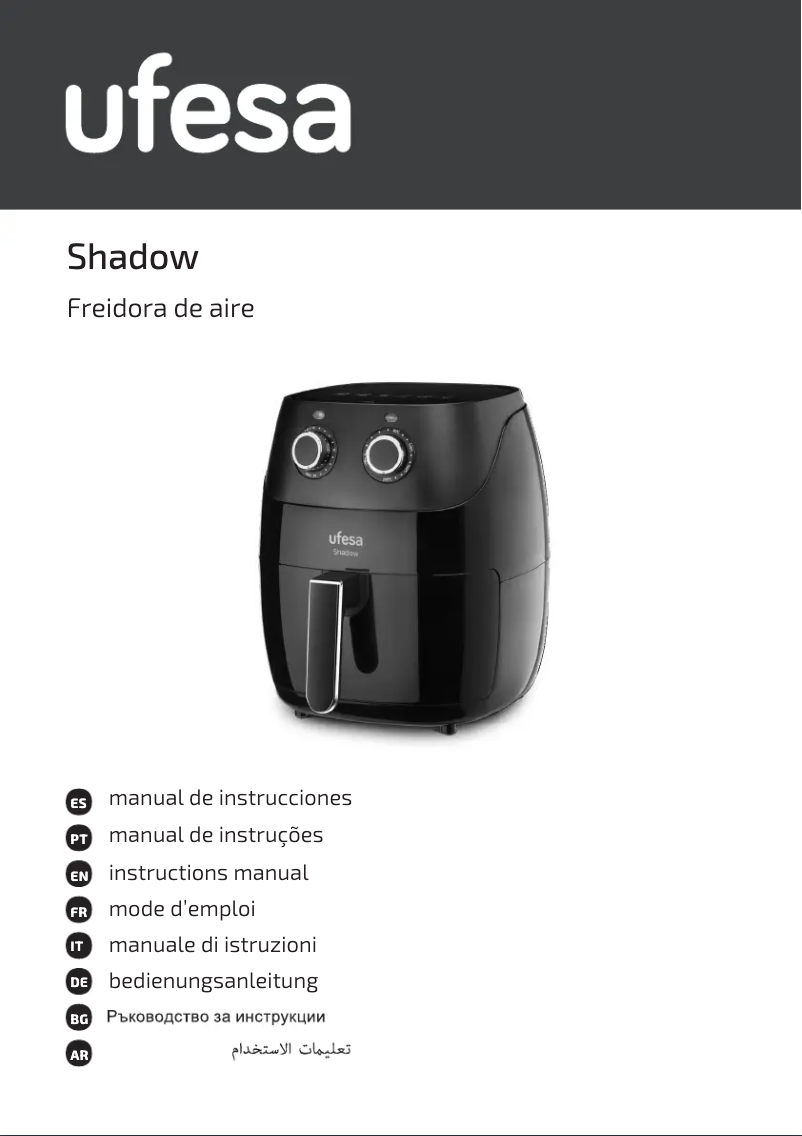 Page n°1 - Manuel utilisateur Ufesa Shadow