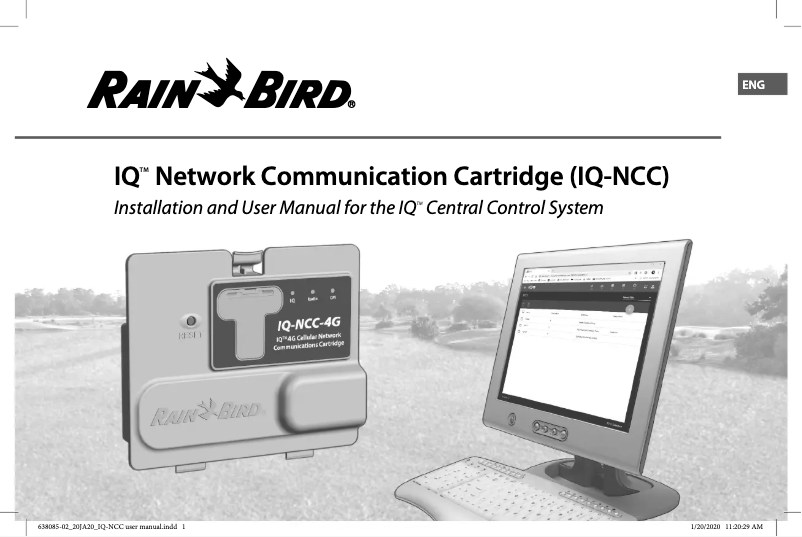 Page n°1 - Manuel utilisateur Rain Bird IQ-NCC-4G