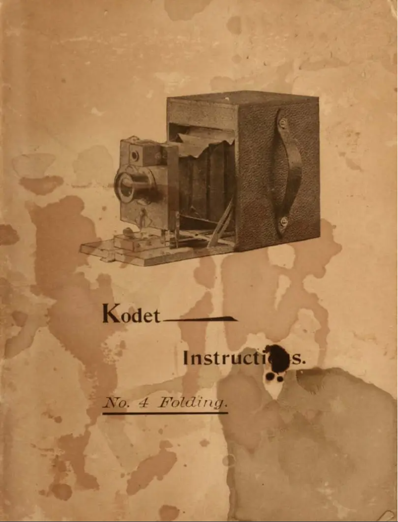 Page n°1 - Manuel utilisateur Kodak No 4 Folding