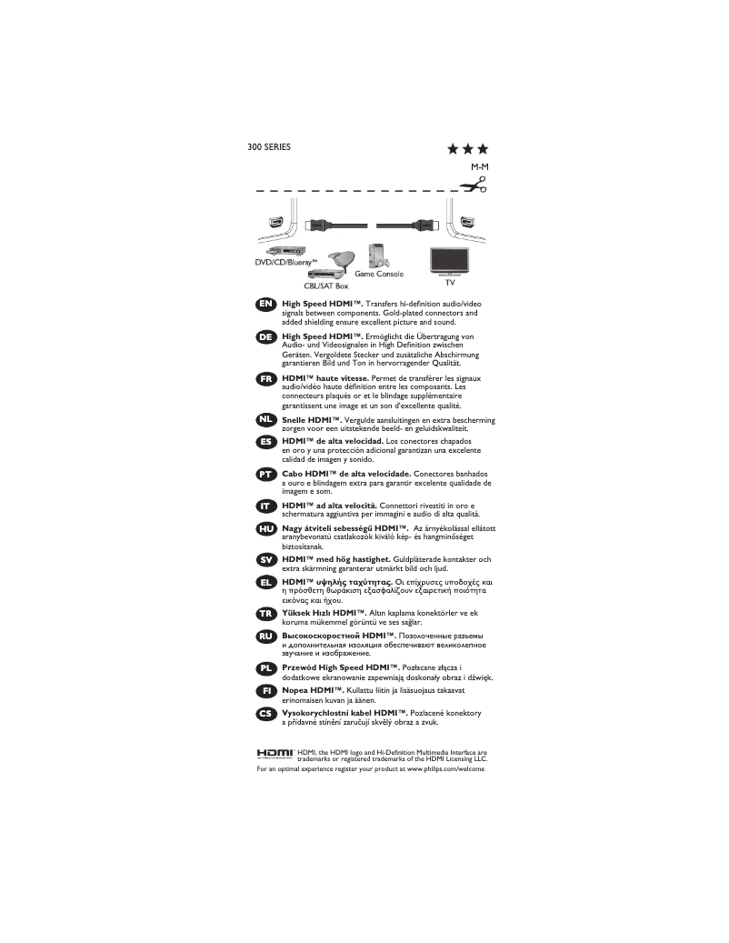 Page 1 de la notice Mode d'emploi Philips SWV7432S