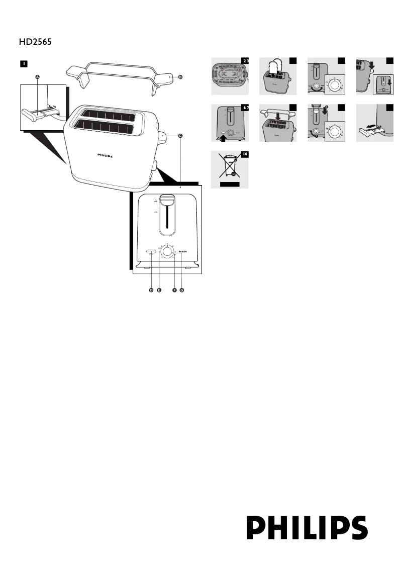 Page 1 de la notice Manuel utilisateur Philips HD2565