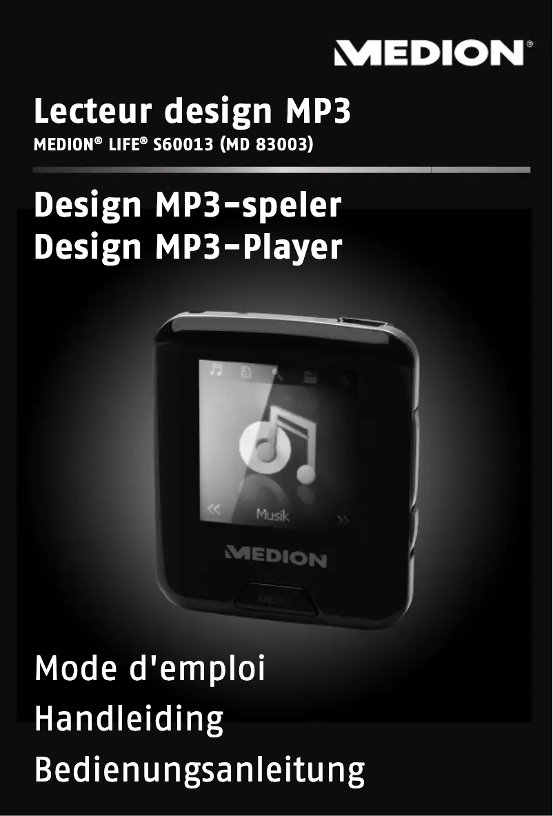 Page 1 de la notice Manuel utilisateur Medion Life S60013 (MD 83003)