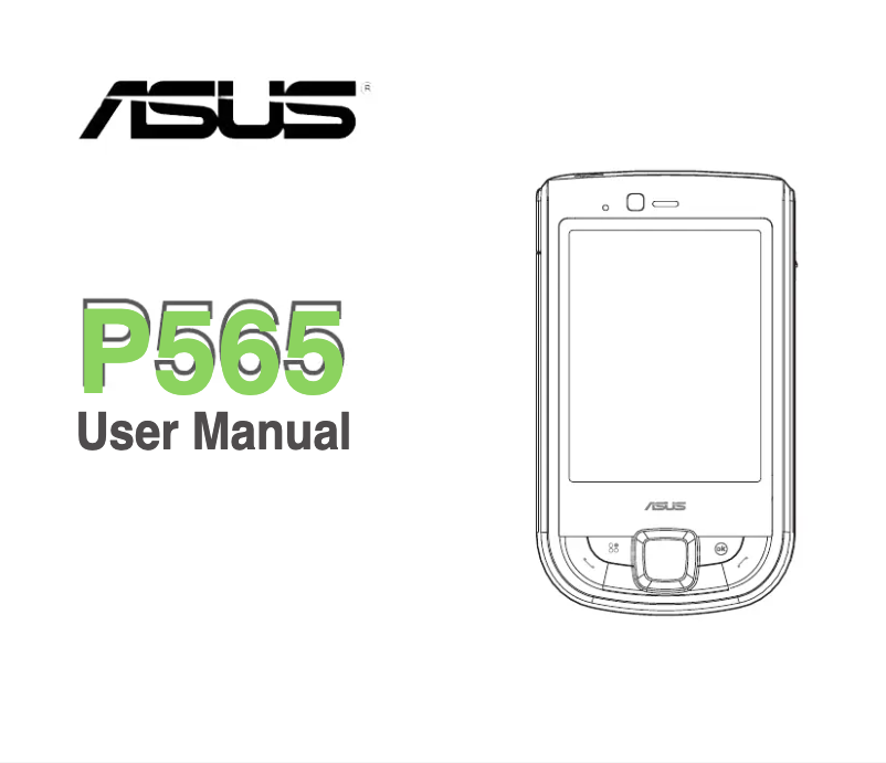 Page n°1 - Manuel utilisateur Asus P565