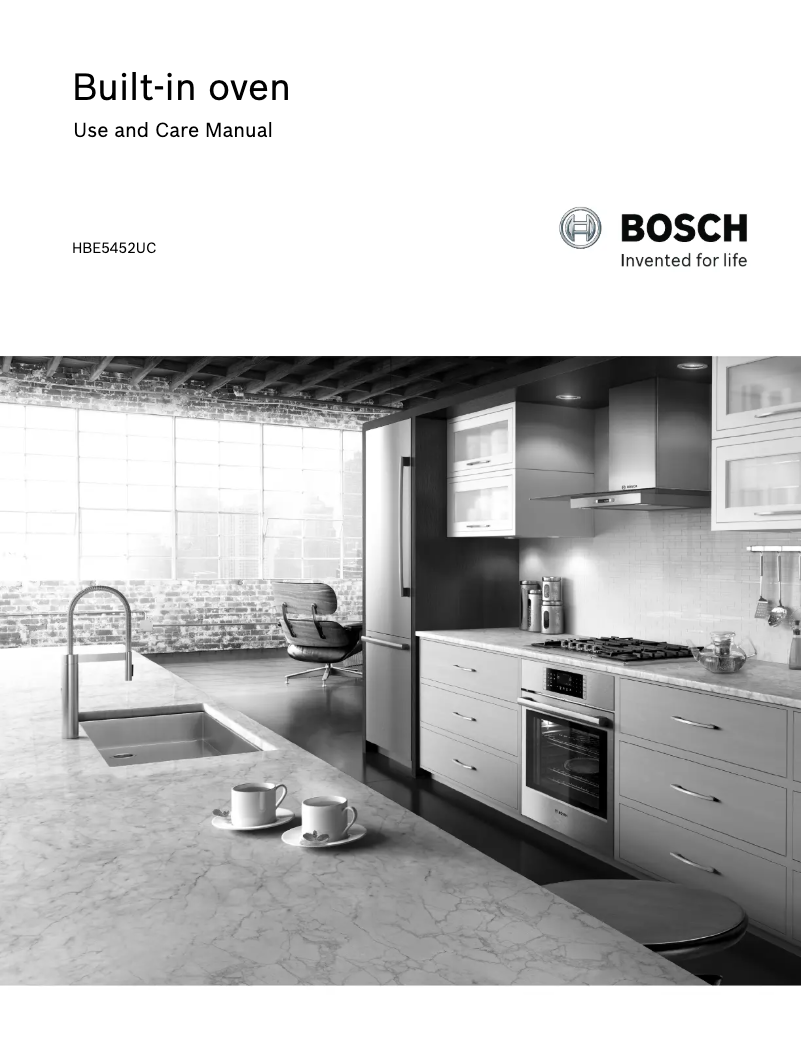 Page 1 of the manual Quick Start Guide Bosch HBE5452UC