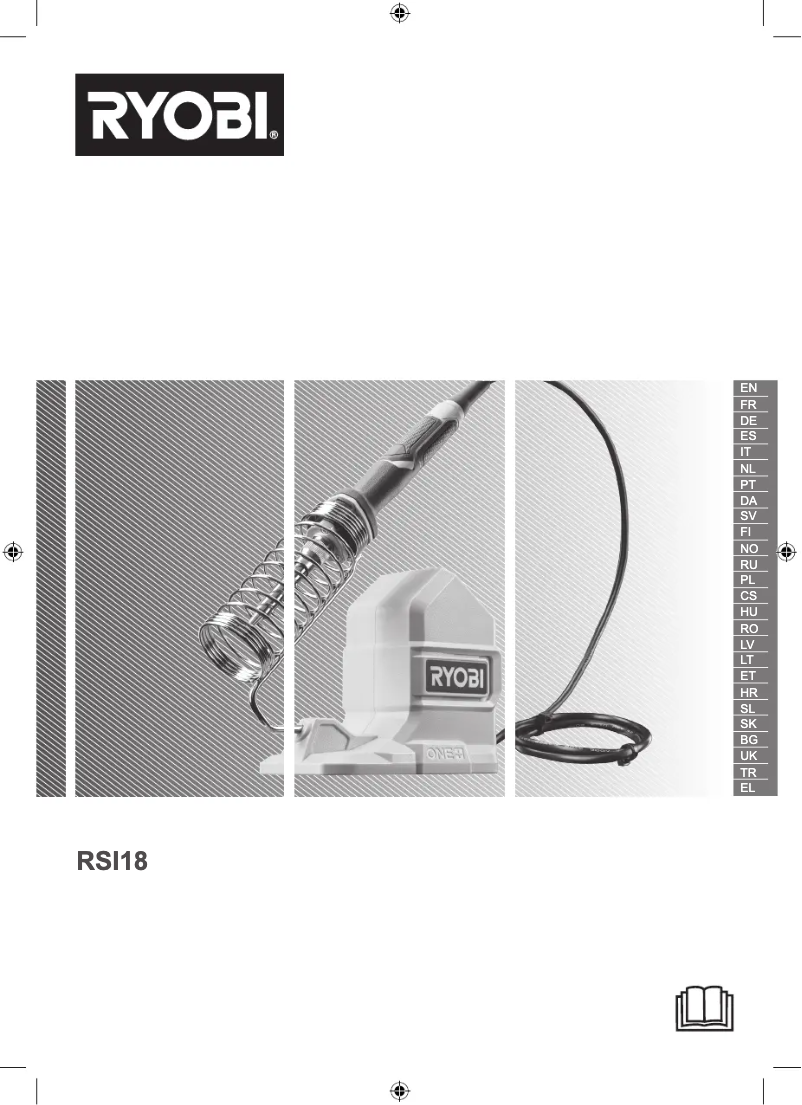 Page n°1 - Manuel utilisateur RYOBI One+ RSI18