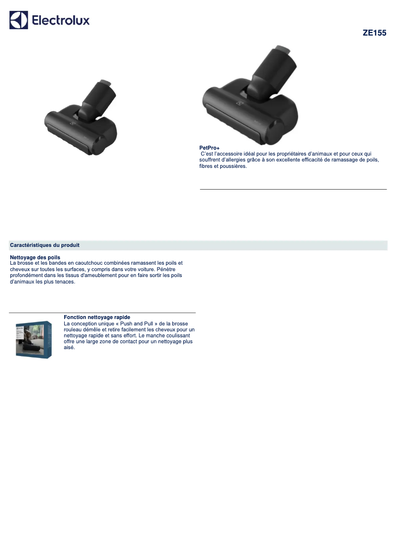 Página 1 del manual Manual de usuario Electrolux ZE155