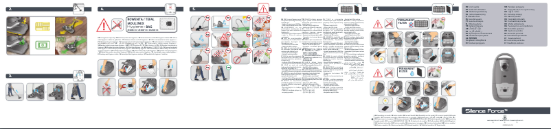 Image de la première page du manuel de l'appareil Silence Force Allergy+ RO7473