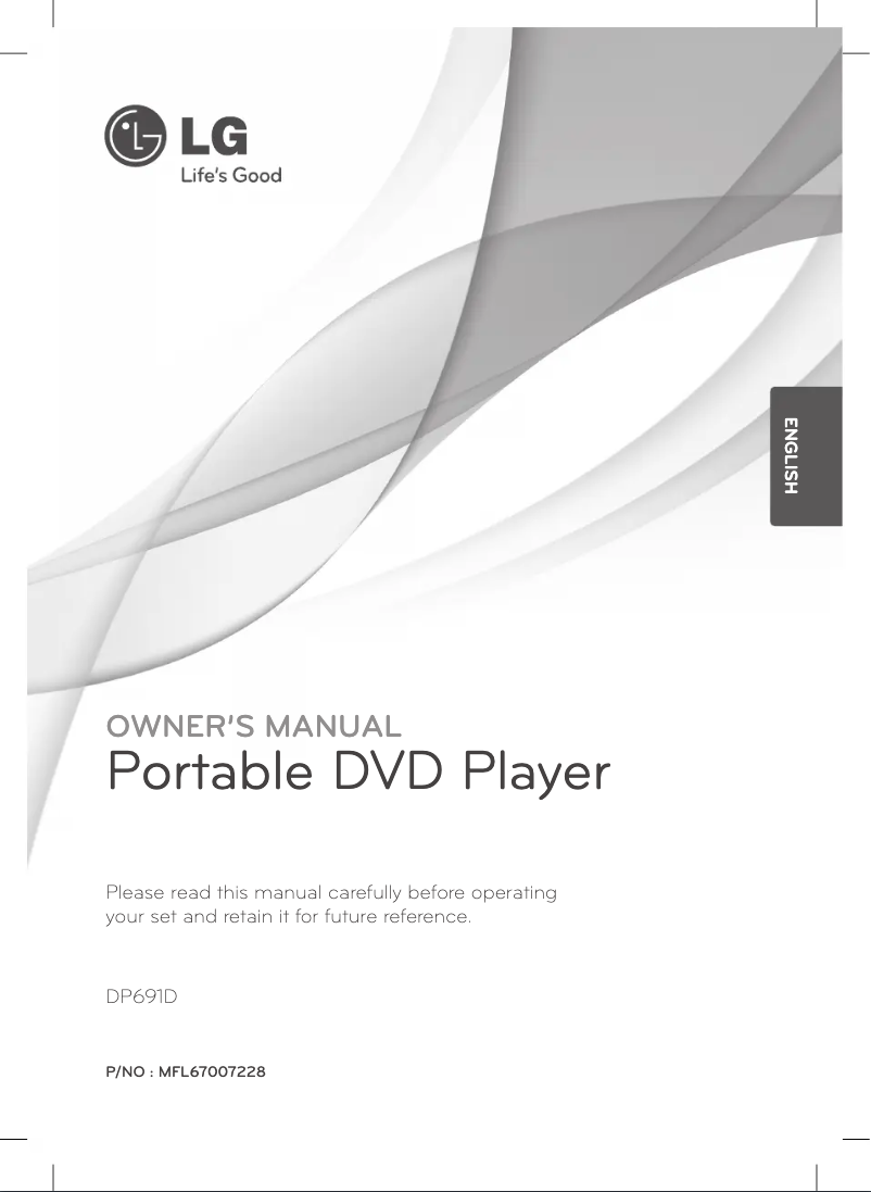 Image de la première page du manuel de l'appareil DP691D