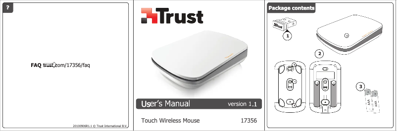 Image de la première page du manuel de l'appareil XpertTouch Wireless