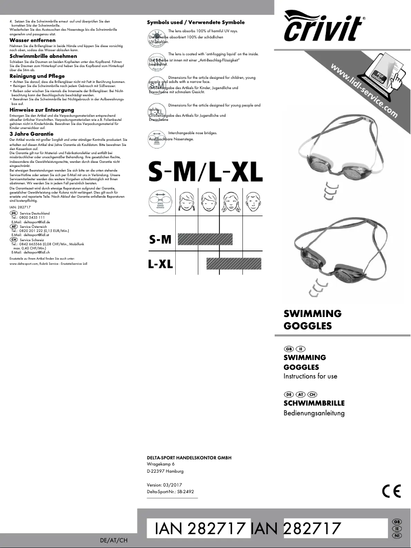 Image de la première page du manuel de l'appareil IAN 282717