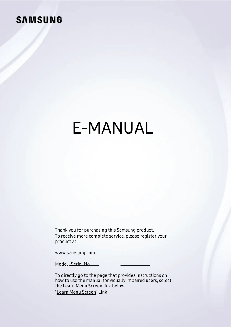 Page n°1 - Manuel utilisateur Samsung QN85QN800BG