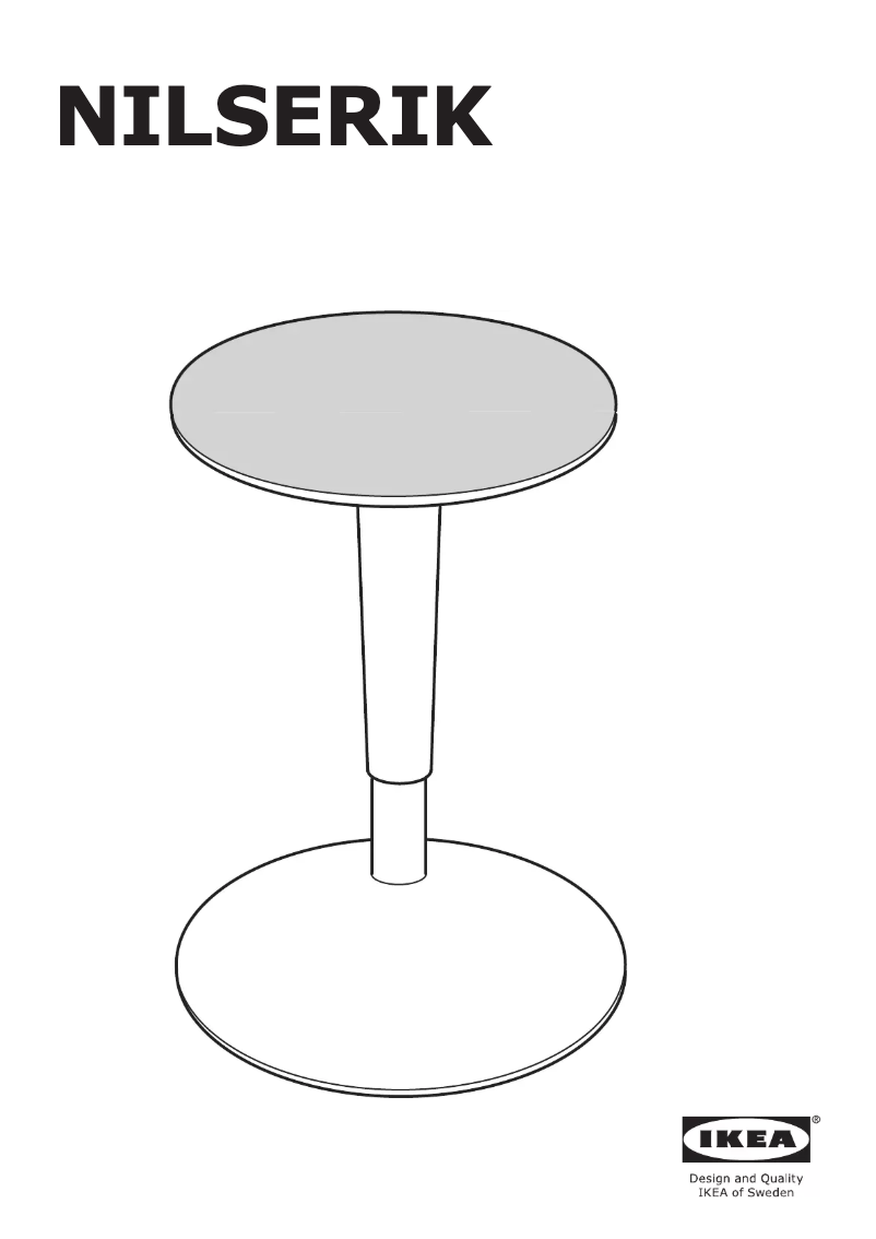 Image de la première page du manuel de l'appareil NILSERIK