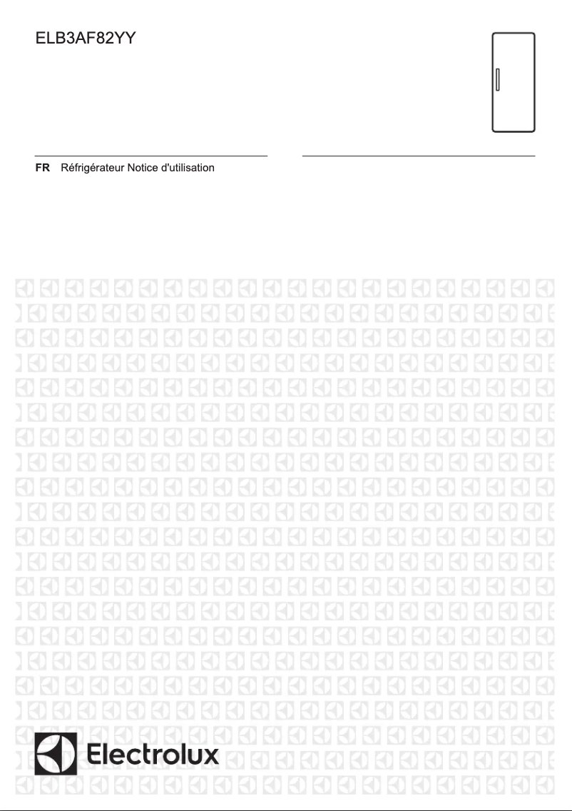 Page 1 de la notice Manuel utilisateur Electrolux ELB3AF82YY